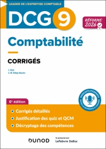 DCG 9 - Comptabilité - Corrigés - Réforme 2026-2027