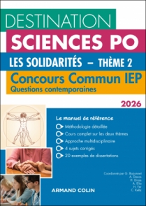 Destination Sciences Po Questions contemporaines 2026
