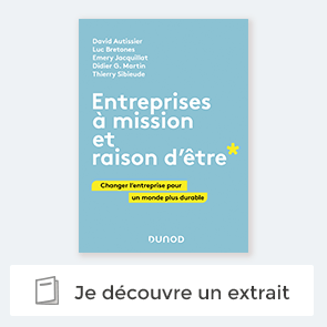 je découvre un estrait du livre "Entreprise à mission et raison d'être"