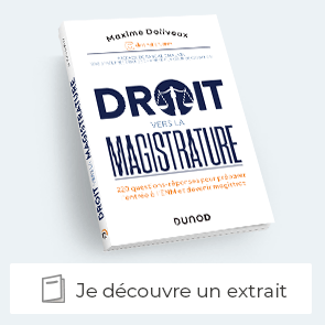 Decouvrir un extrait de  "Droit vers la magistrature"