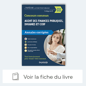 Concours Commun Agent des Finances Publiques Douanes et CCRF Catégorie C