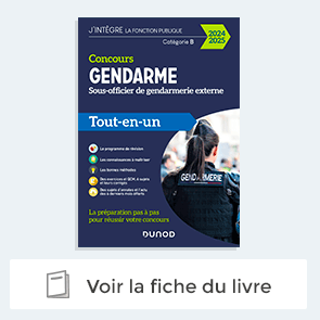 decouvrez le livre Concours Gendarme sous-officier de gendarmerie externe 