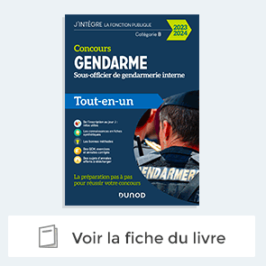  livre Concours Gendarme sous-officier de gendarmerie Interne