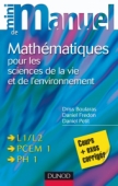 Mini manuel de Mathématiques pour les sciences de la vie et de l'environnement