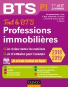 Tout le BTS Professions immobilières - 2018-2019