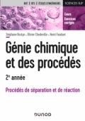 Génie chimique et des procédés - 2e année