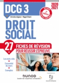 DCG 3 Droit social - Fiches de révision