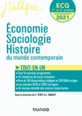 /DUNOD/2021/9782100826254-001-X.jpeg ECG 1 ET 2 - 2021-2022 - Economie, Sociologie, Histoire du monde contemporain