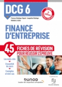 DCG 6 - Finance d'entreprise -  Fiches de révision