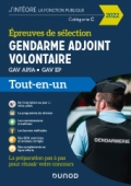 Epreuves de sélection Gendarme adjoint volontaire 2022