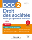 DCG 2 Droit des sociétés et des groupements d'affaires - Manuel - 2022/2023