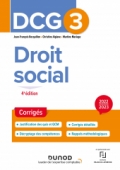 DCG 3 Droit social - Corrigés - 2022-2023