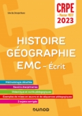 Concours Professeur des écoles - Histoire Géographie EMC - Ecrit - CRPE 2023