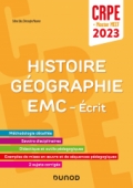 Concours Professeur des écoles - Histoire Géographie EMC - Ecrit - CRPE 2023