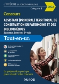 Concours Assistant (principal) territorial de conservation du patrimoine et des bibliothèques