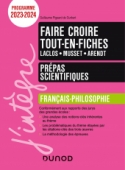 Faire croire Thème Français-philosophie -Tout-en-fiches - Prépas scientifiques - Programme 2023-2024