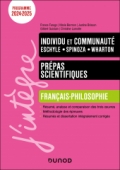 Individu et communauté - Manuel Prépas scientifiques Français-Philosophie - 2024-2025