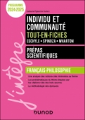 Individu et communauté - Tout-en-fiches - Prépas scientifiques Français-philosophie - 2024-2025