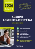 Concours Adjoint administratif d'Etat - 2026 - Externe et interne