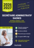 Concours Secrétaire administratif et SAENES 2026