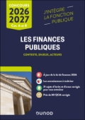 Les finances publiques 2026-2027