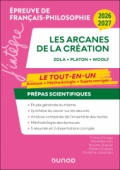 Manuel Prépas scientifiques Les arcanes de la création Français-Philosophie - 2026-2027