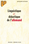 Linguistique et didactique de l'allemand