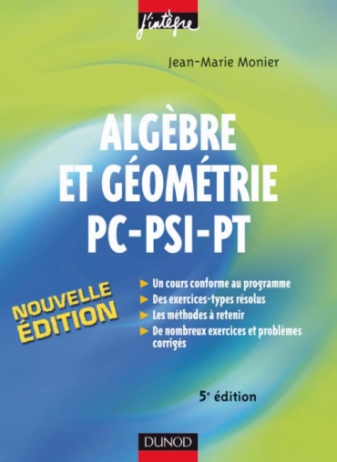 Algèbre et Géométrie PC-PSI-PT