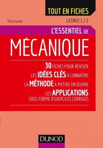 L'essentiel de mécanique - Licence 1 / 2