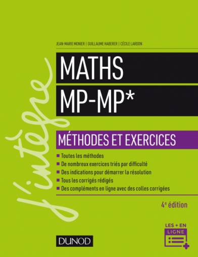 Maths Méthodes Et Exercices Mp Livre Et Ebook Maths Et - 