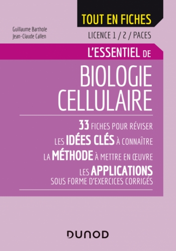 Biologie cellulaire - Licence 1/2/PACES