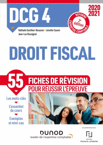 Dcg 4 Droit Fiscal Fiches De Revision 2020 2021 2020 2021 Livre Et Ebook Dcg De Nathalie Gonthier Besacier Dunod