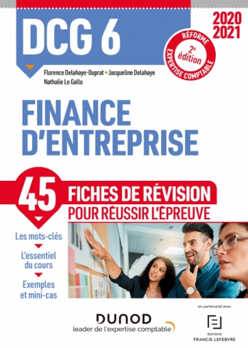 Dcg 6 Finance D Entreprise Fiches De Revision 2020 2021 Reforme Expertise Comptable Livre Et Ebook Dcg De Florence Delahaye Duprat Dunod