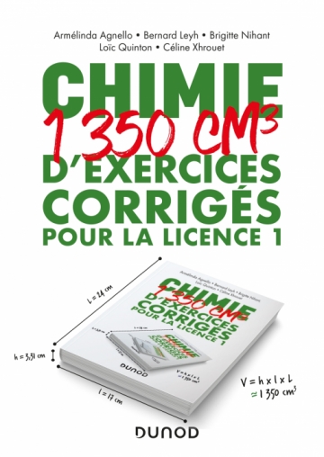 Chimie - 1350 cm3 d'exercices corrigés pour la Licence 1