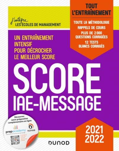 Score IAE-Message - 2021-2022