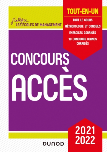 Concours Accès 2021-2022