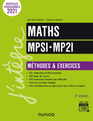 Maths MPSI-MP2I - Méthodes et Exercices