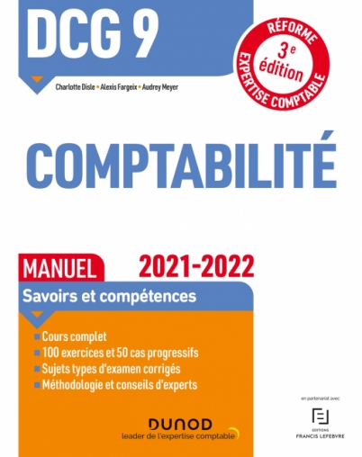 DCG 9 Comptabilité - Manuel - 2021/2022