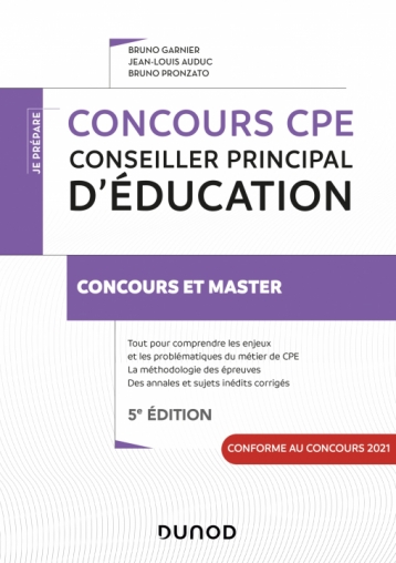 Concours CPE - Conseiller principal d'éducation