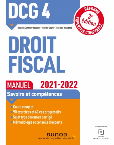 DCG 4 Droit fiscal - Manuel 2021-2022