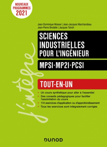 Sciences industrielles pour l'ingénieur MPSI-MP2I-PCSI