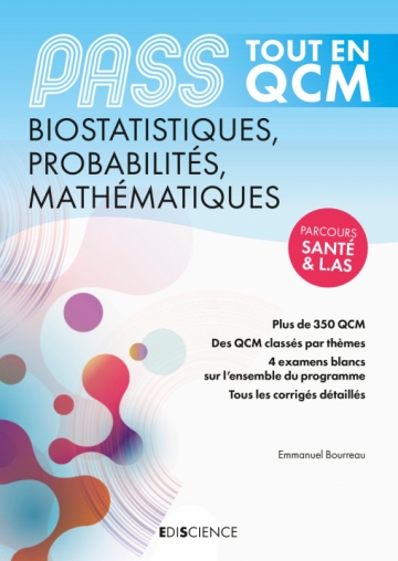 PASS Tout en QCM - Biostatistiques, Probabilités, Mathématiques