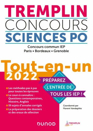 Tremplin Concours Sciences Po Tout-en-un 2022