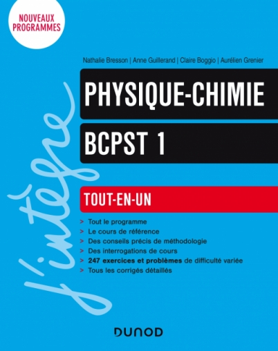 Physique-Chimie Tout-en-un BCPST 1re année