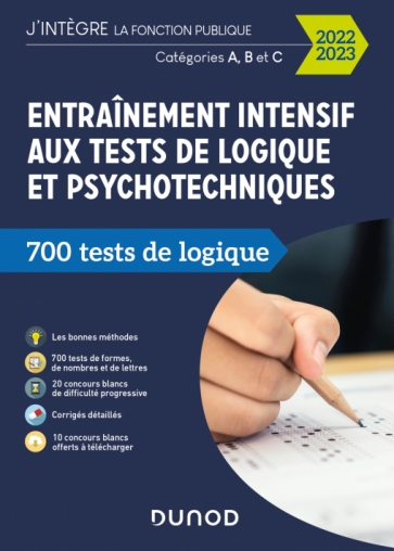 Entraînement intensif aux tests de logique et psychotechniques - 2022-2023