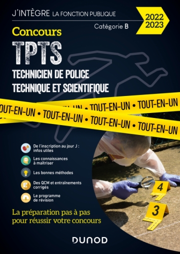 Concours TPTS  - Technicien Police technique et scientifique - 2022-2023