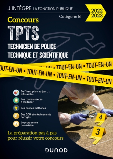 Calendrier Concours Gardien De La Paix 2023 Concours Tpts - Technicien Police Technique Et Scientifique - 2022-2023 -  Tout-En-Un - Livre Et Ebook Concours De Catégorie B De Sébastien Aguilar -  Dunod