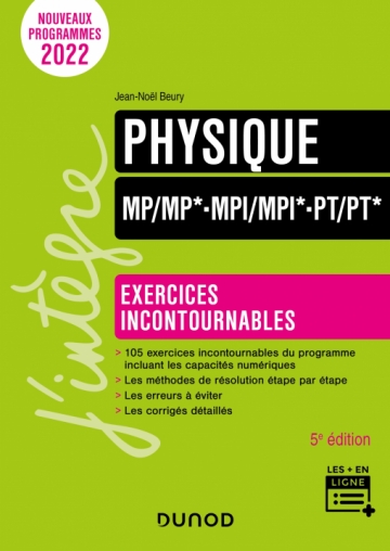 Physique Exercices incontournables MP/MP*-MPI/MPI*-PT/PT*
