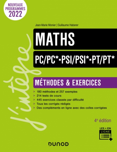 Maths Méthodes et Exercices PC/PC*-PSI/PSI*-PT/PT*
