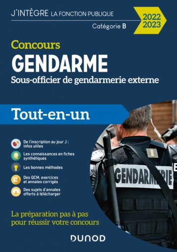 Concours Gendarme - Sous-officier de gendarmerie externe - 2022/2023